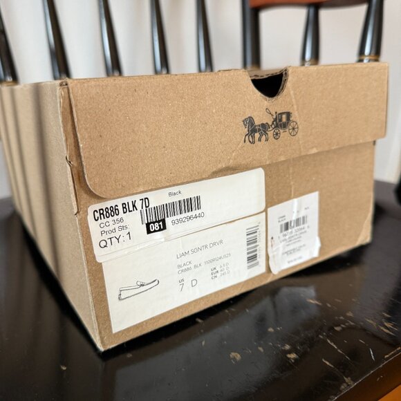 NWT Coach Men's Liam Driver In Signature Jacquard Size 7 - Picture 3 of 6